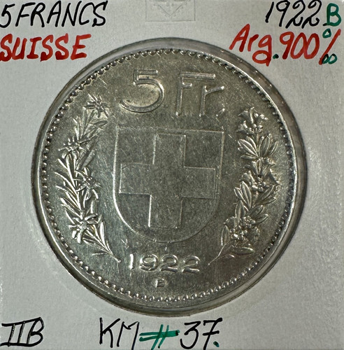 Suisse francs 1922 b - 1922,