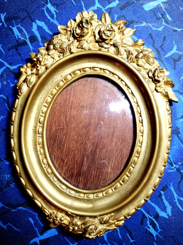 Ancien cadre miniature bronze - ancien,