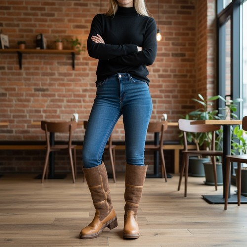 Technique bottes daim avec - daim,
