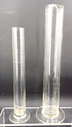 Lot eprouvettes verre - de,