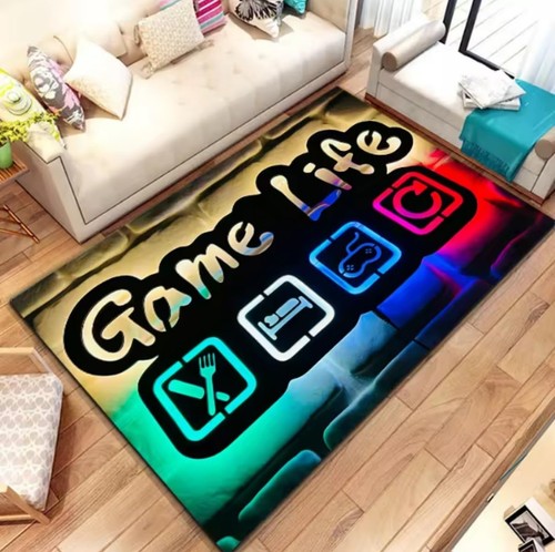 Tapis jeux enfant gamer - tapis,