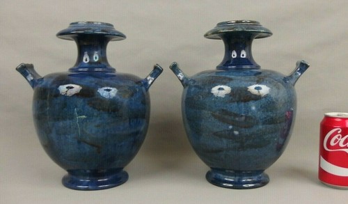 Paire vases céramique - vases,