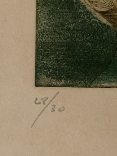 Tableau ancien lithographie