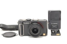 Panasonic LUMIX DMC-LX3 Black Digital Camera w/ Charger Battery Tested Japan