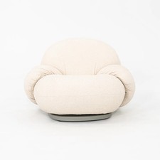 2023 Pierre Paulin for GUBI Pacha Lounge Chair with Armrest in Limonta Fabric