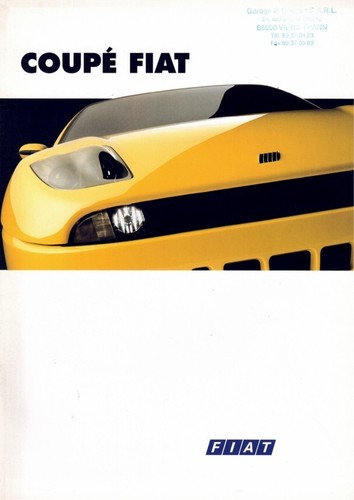 Catalogue brochure fiat coupé - catalogue,