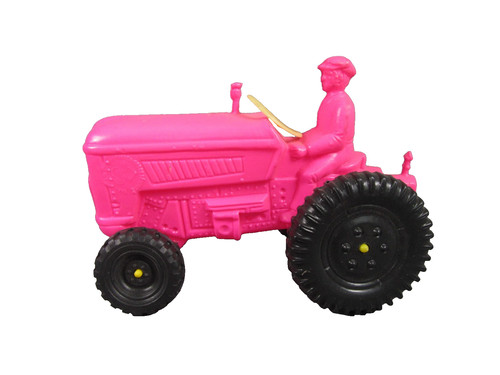 Tracteur agricole rose - tracteur,