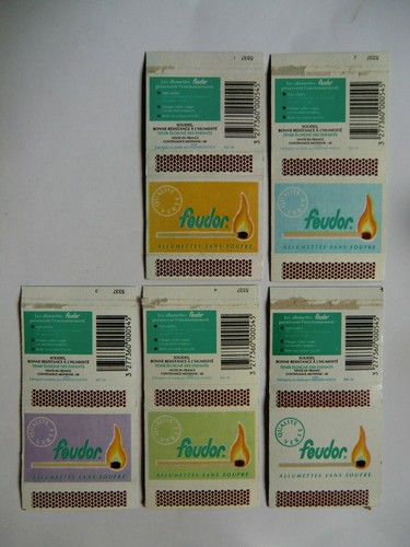 Boites allumettes feudor ref - feudor,