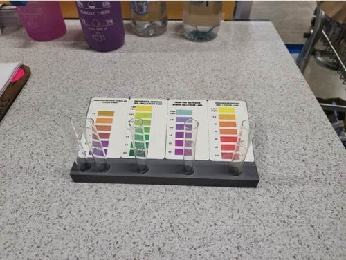 Aquarium test tube holder rack - holder,