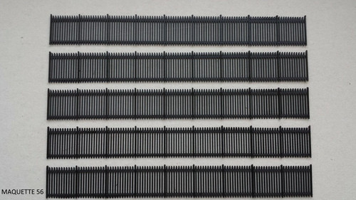 Lot barrières noires - barrières,