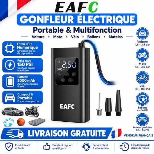 Gonfleur électrique portable - gonfleur,