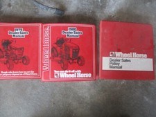 Original 1979-1980 Wheel Horse Dealer Garden Tractor Sales Manual (3) Vintage