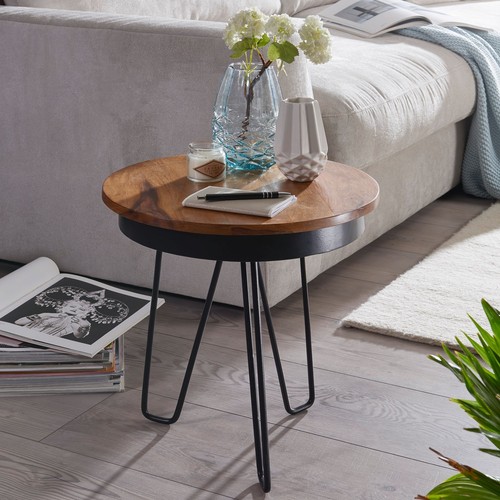 Finebuy table appoint bois - table,
