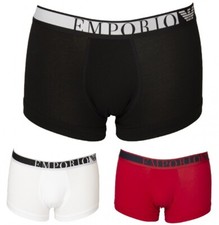 Boxer homme EMPORIO ARMANI short en coton élastique élastiqué sous-vêtement arti
