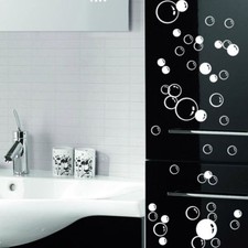 88 bulles décalque salle de bain mur décoration fenêtre art autocollants enfants