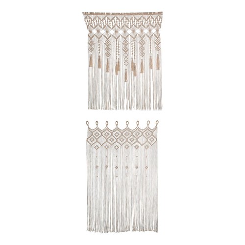 Rideau macramé fait - fait, la