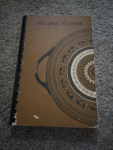 Vintage greek cookbook - vintage,