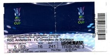 Ticket EC RSC Anderlecht - Girondins Bordeaux 13.02.2008