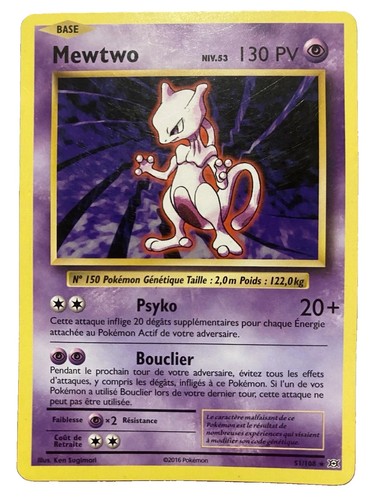 Pokémon jcc mewtwo 108 130 - pokémon,