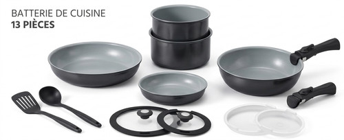 Batterie cuisine pcs - 13,