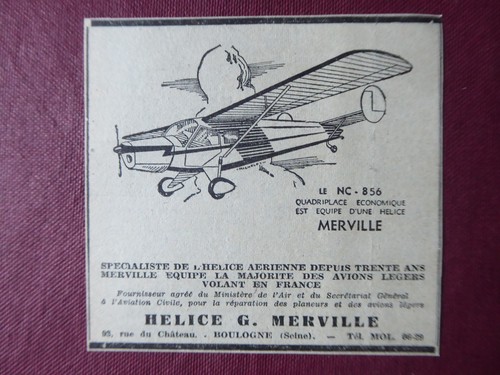 1951 pub helice merville - pub,