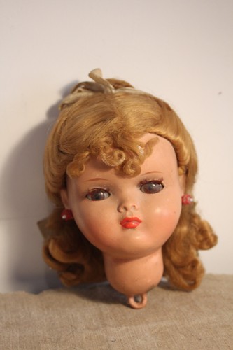 Ancienne tête poupée - ancienne,