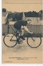 PARIS: aufray, champion of France amateurs on Peugeot bicycle, O tires.