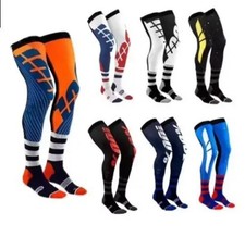 100% REV Knee Brace MX Socks,Enduro Performance Over the Knee Long MX Socks