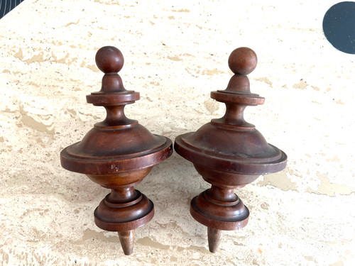 Paire frontons toupie boule - paire,