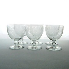 Baccarat. 6 Rohan Model Crystal Wine Glasses 8.6cm