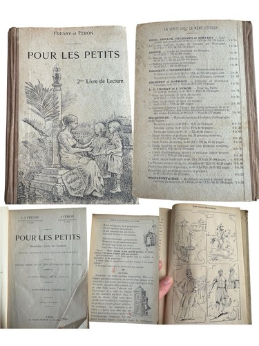 Livre scolaire ancien - ancien, /