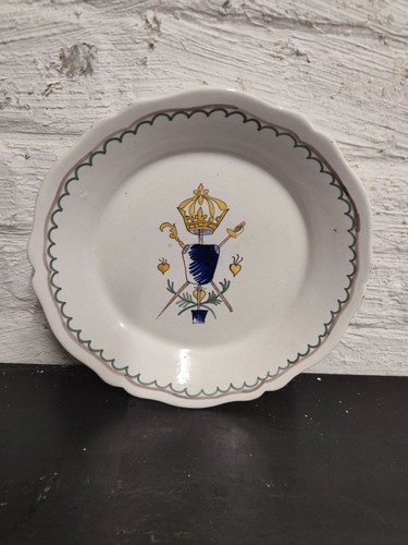 Nevers xviiie assiette - nevers,