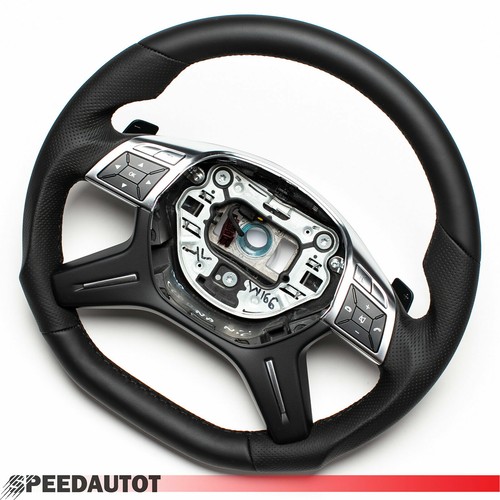 Volant plat cuir mercedes - volant, w166