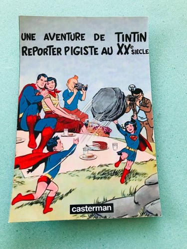 Carte postale 15x10 tintin - postale,