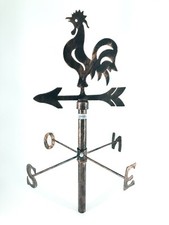 Coq Jeune Indicateurs de Vent en Fer Girouette Avec Points Cardinaux Extérieur