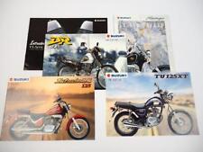 Bundle of brochures Suzuki Intruder VS Savage LS650 DR125 VL125 GN250