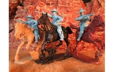 PS005LB 6 American Cavalry Soldiers on Horseback. By Paragon