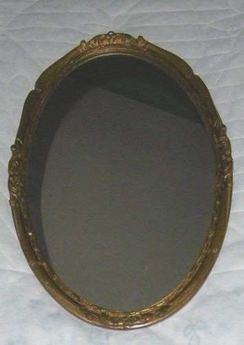 Tres beau miroir ovale bon - beau,