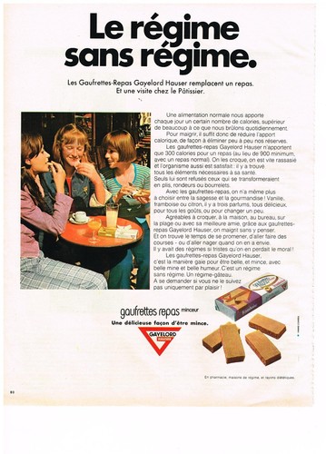 Publicite 1971 gayelord - publicite,