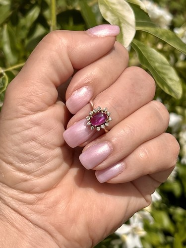Bague rubis diamants - bague,