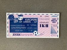 FC Stahl v Galatasaray 1991-92 Match Ticket,