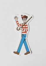 vianille - Sticker Où est Charlie Where's Waldo -  7 x 3,5 cm