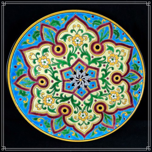 Belle assiette emaux - en, de