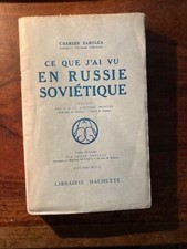 Charles SAROLEA/CE QUE J'AI VU