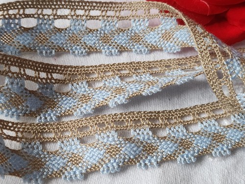 Dentelle vintage colore - ,