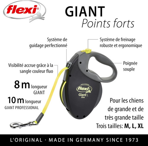 Flexi laisse enrouleur giant - laisse,