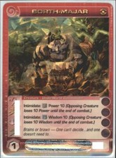 2x (CDP-030-RNDM) Borth-Majar (Random Stats) (SR) Chaotic Premium Pack Foil Card