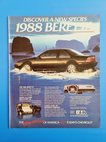 Beretta chevrolet publicité - beretta,