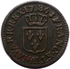 Louis XVI Liard à l'écu 1786