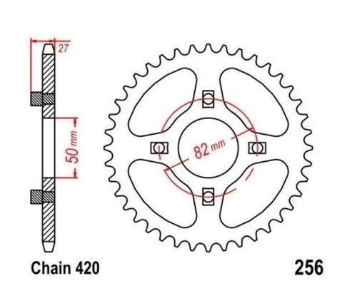 Roue chaîne dents - roue,
